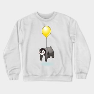 Happy emperor penguin chick Crewneck Sweatshirt